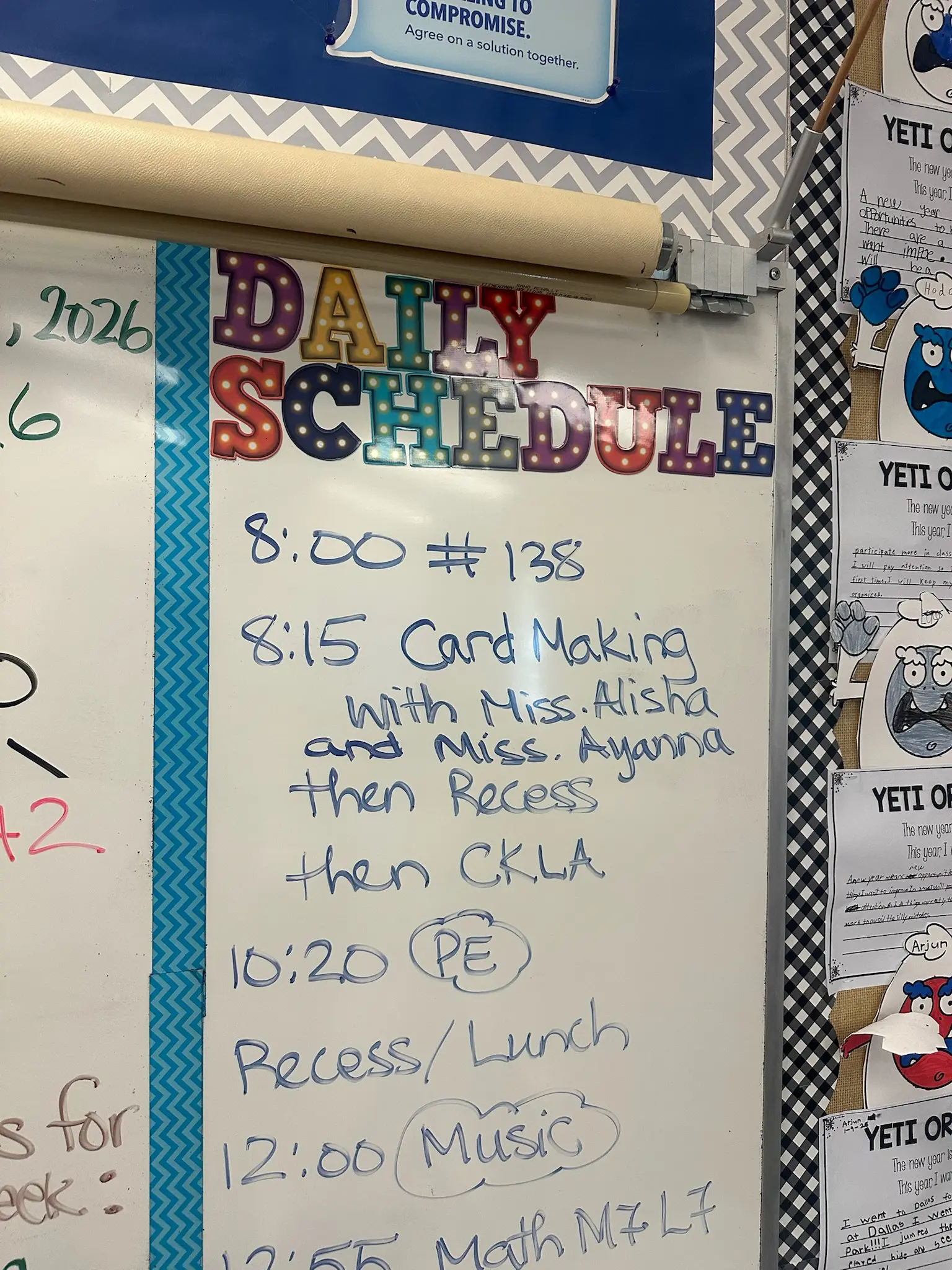 cards spread on the desk